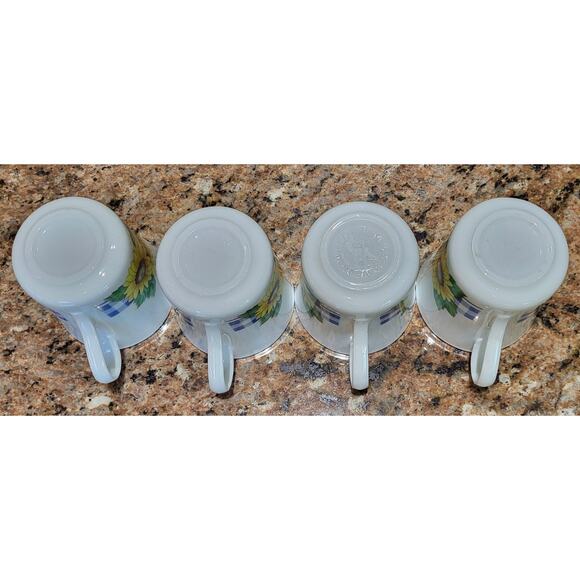 Corelle Sunflower Sunsations (sunflower) Cups (set of 4) - Picture 5 of 13